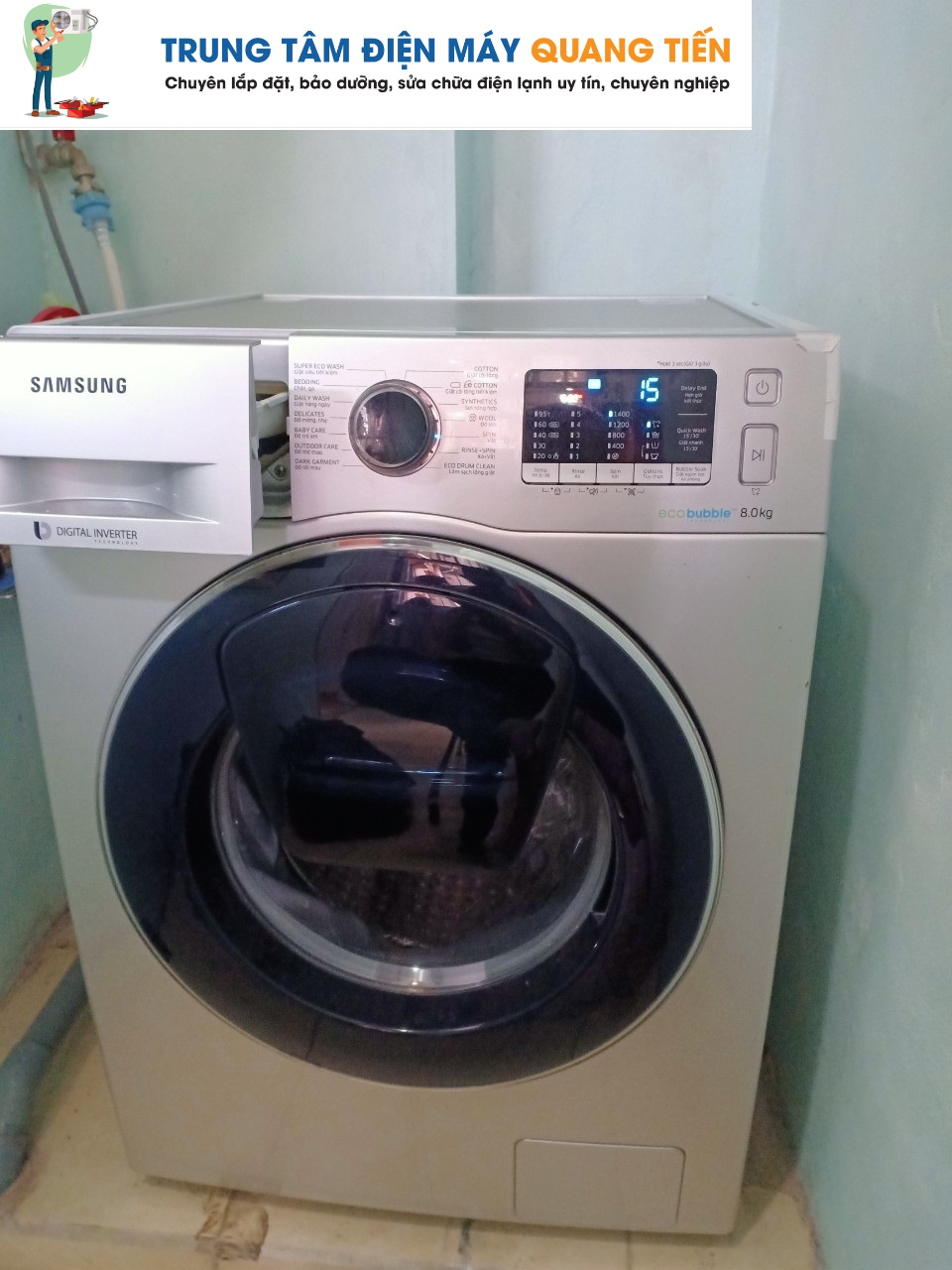 sửa máy giặt Samsung điện máy quang tiến