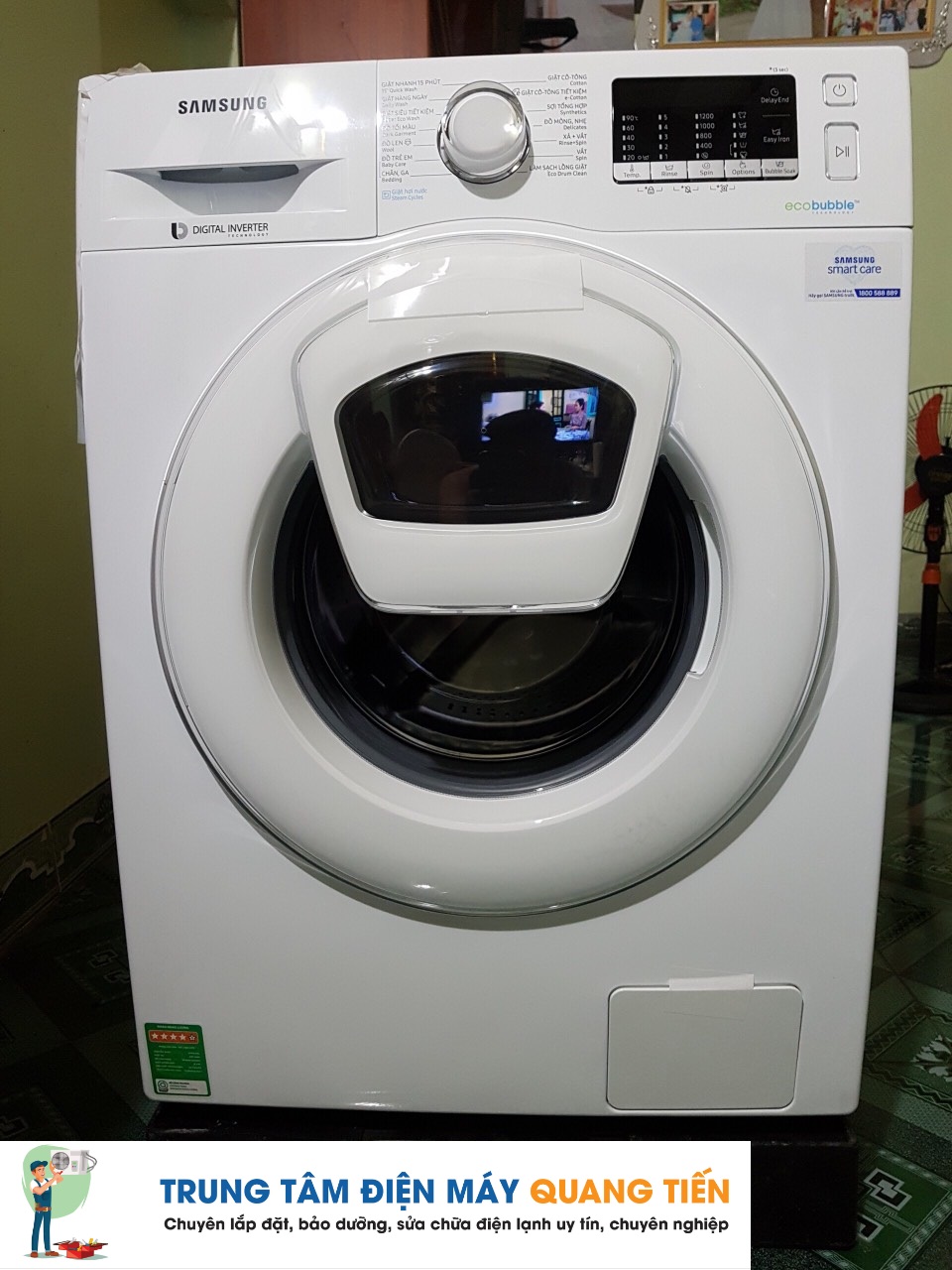 sửa máy giặt Samsung inverter điện máy quang tiến