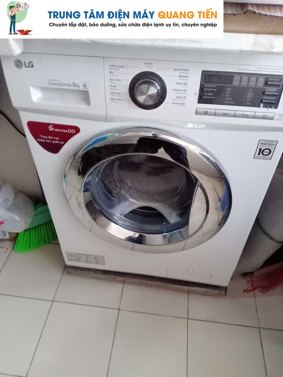 sửa máy giặt LG inverter