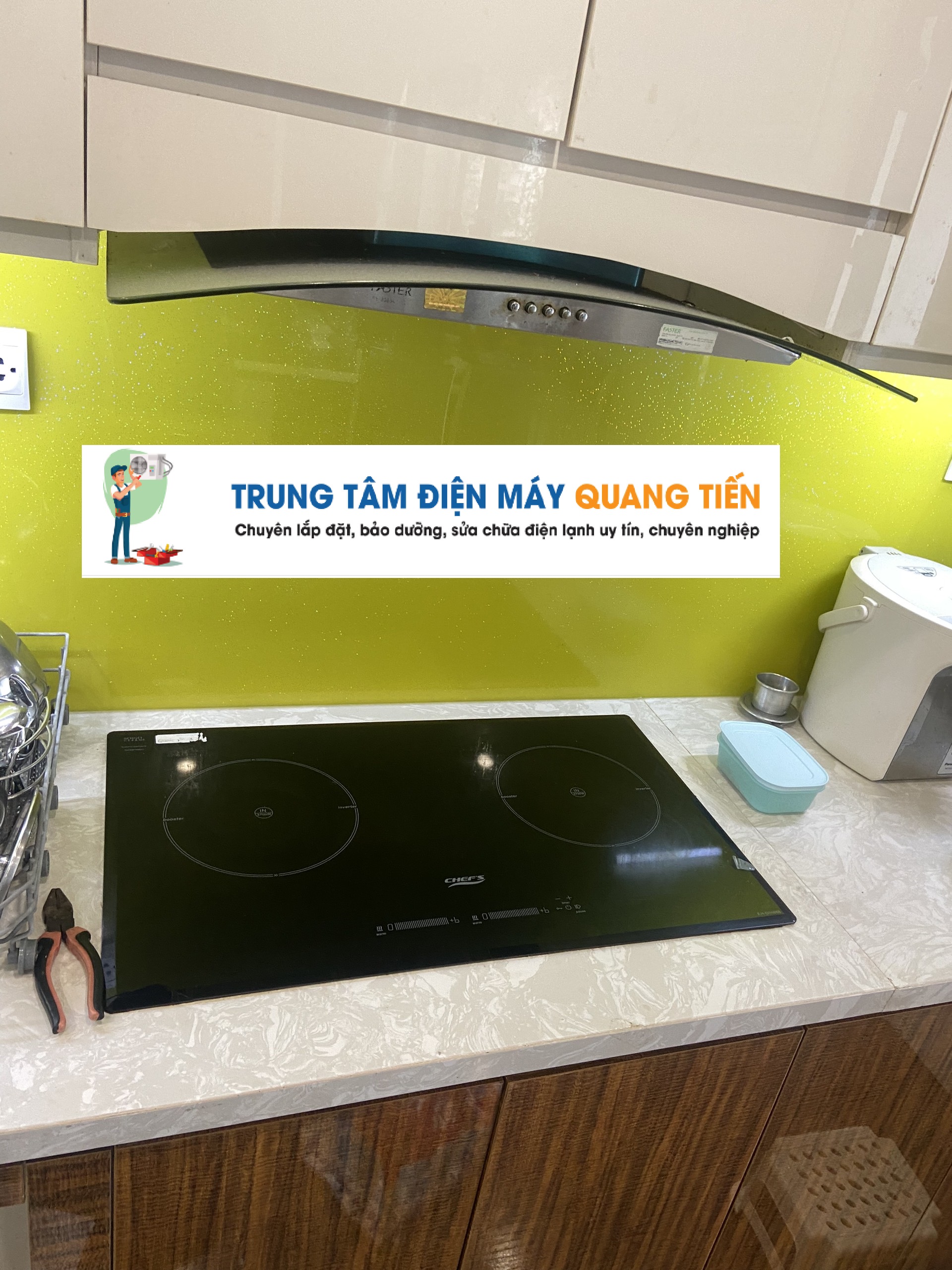 Sửa bếp từ tại Ba Đình