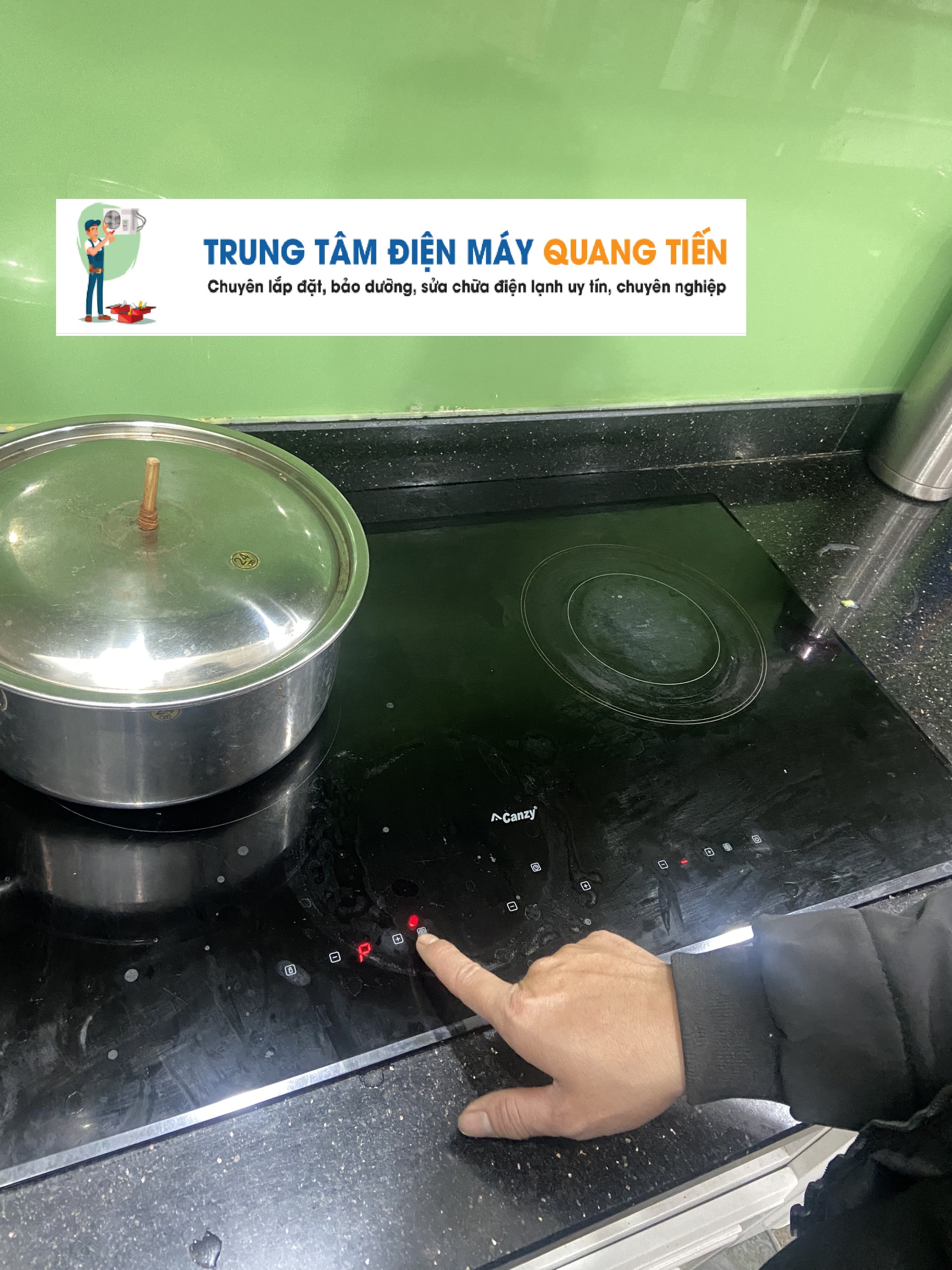 Sửa bếp từ tại nhà ở Ba Đình