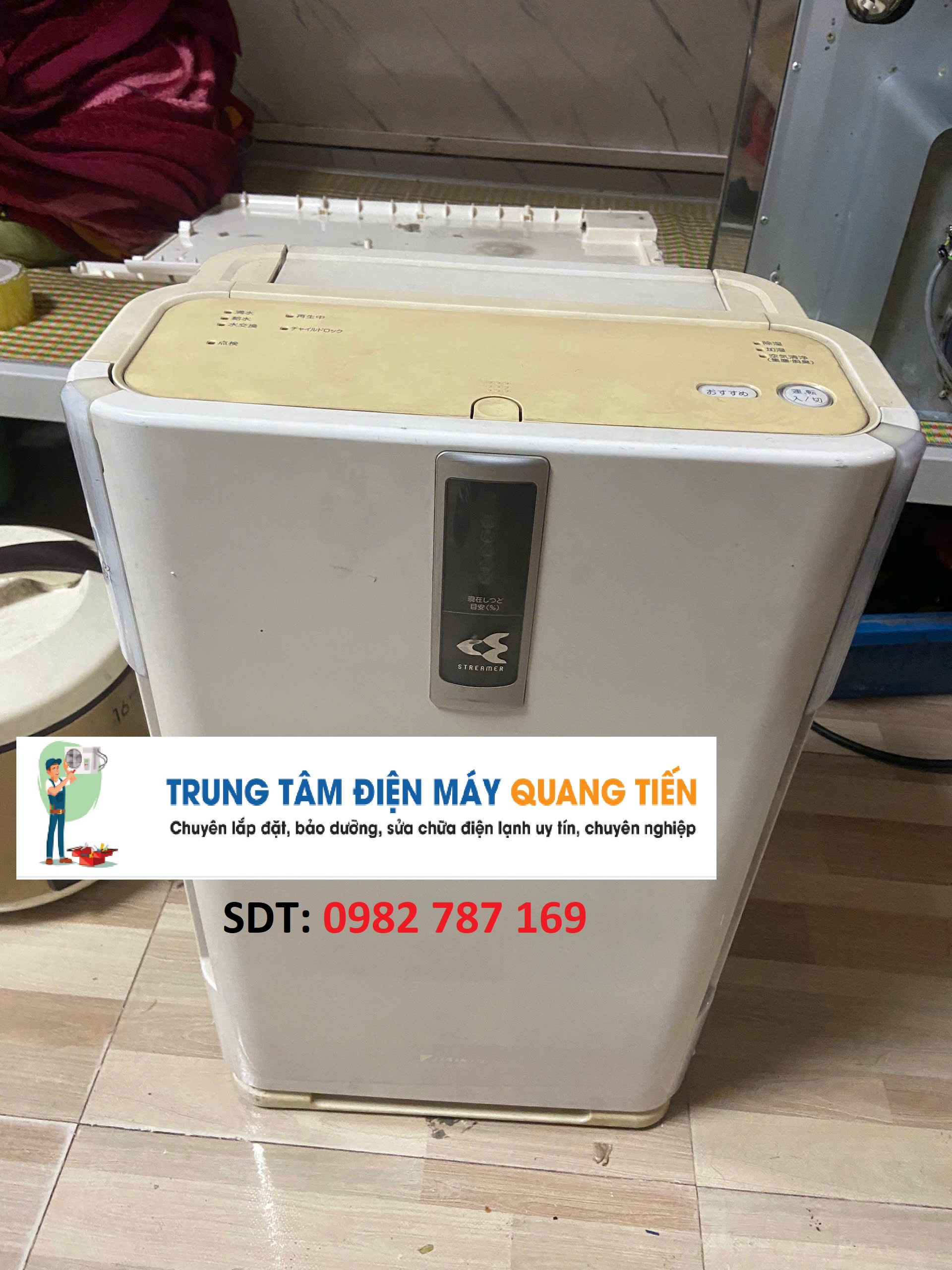 Sửa máy hút ẩm tại nhà Tây Hồ