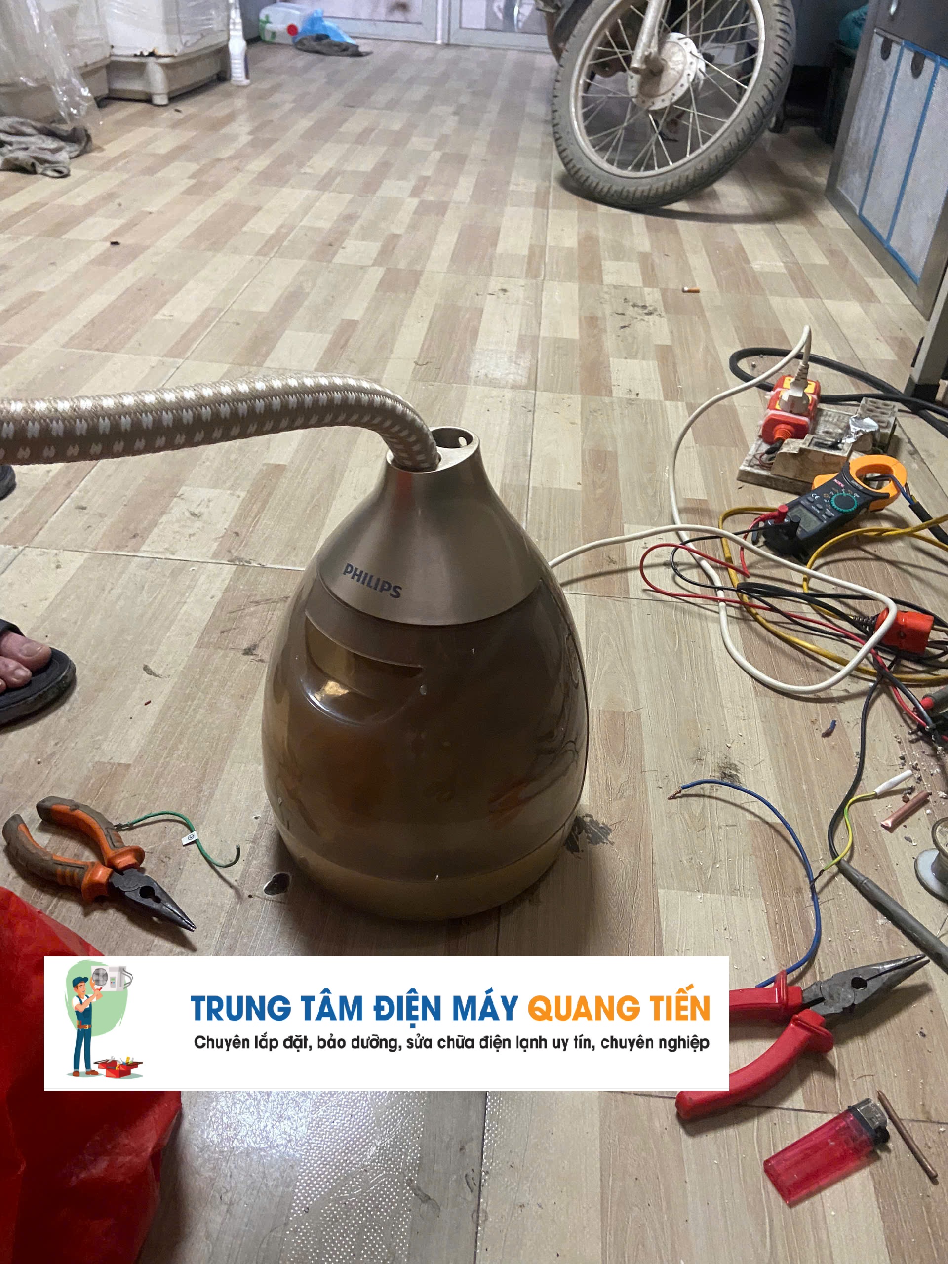 Sửa bàn là hơi nước tại nhà