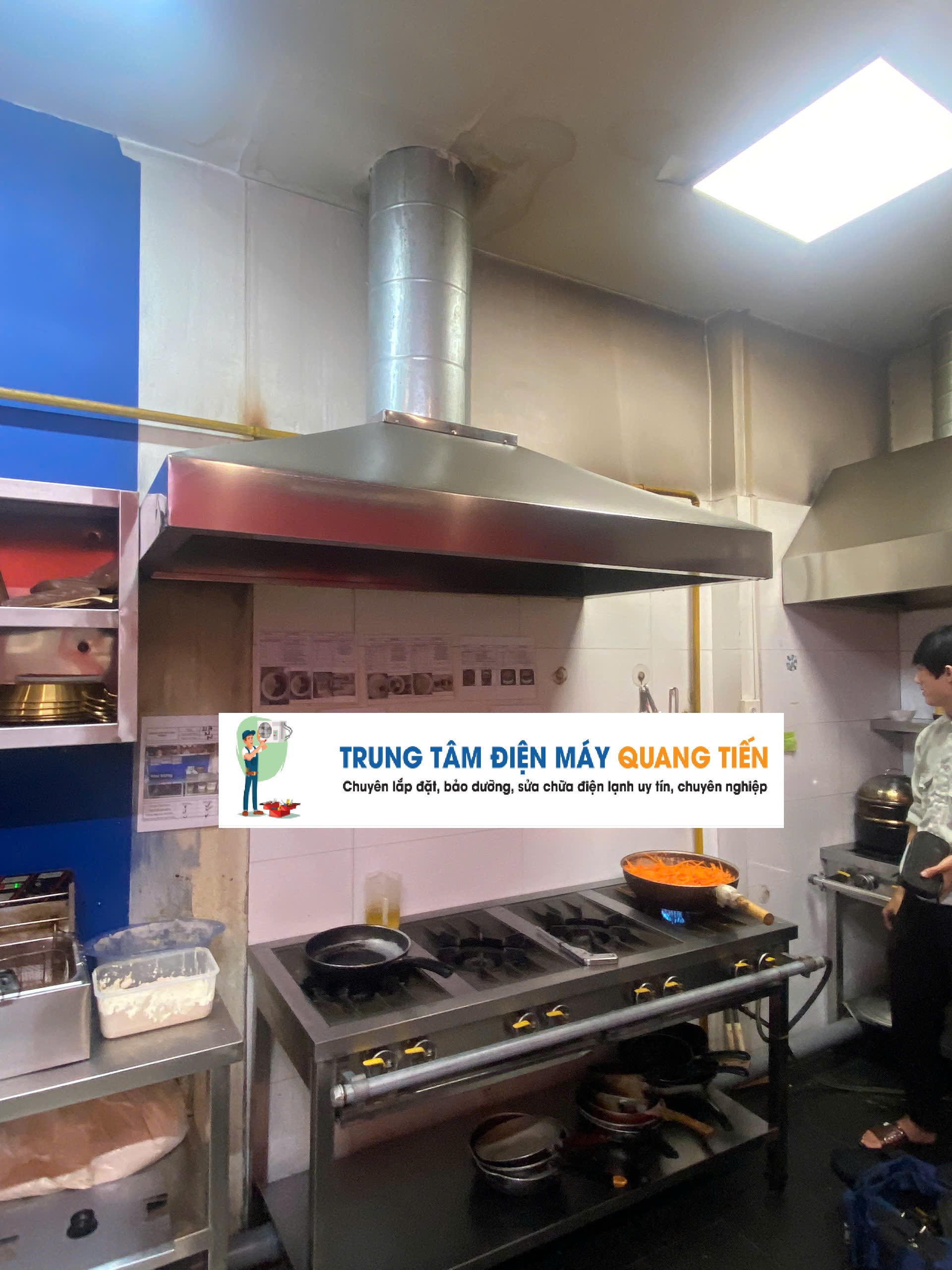 Sửa máy hút mùi Công Nghiệp nhà hàng